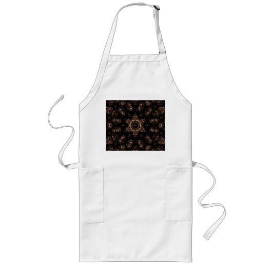 Bronzen Tijd Mandala Lang Schort (Voorkant)
