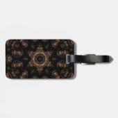 Bronzen Tijdperk Mandala Bagagelabel (Achterkant horizontaal)