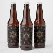 Bronzen Tijdperk Mandala Bier Etiket (Flessen)