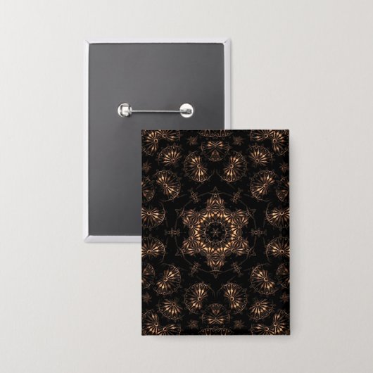 Bronzen Tijdperk Mandala Button (Voorkant / Achterkant)