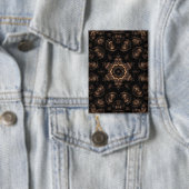 Bronzen Tijdperk Mandala Button (Insitu)