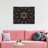 Bronzen Tijdperk Mandala Canvas Afdruk (Insitu (Woonkamer))