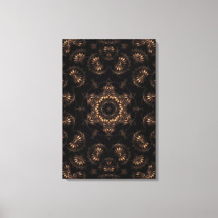 Bronzen Tijdperk Mandala Canvas Afdruk