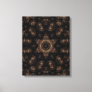 Bronzen Tijdperk Mandala Canvas Afdruk