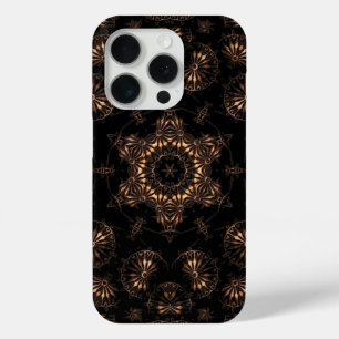 Bronzen Tijdperk Mandala iPhone 15 Pro Case