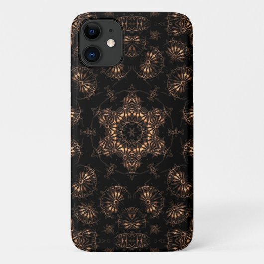 Bronzen Tijdperk Mandala Case-Mate iPhone Case (Achterkant)