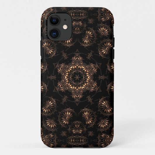 Bronzen Tijdperk Mandala Case-Mate iPhone Case (Achterkant)