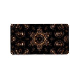 Bronzen Tijdperk Mandala Etiket