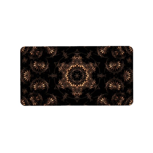 Bronzen Tijdperk Mandala Etiket (Voorkant)