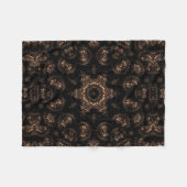 Bronzen Tijdperk Mandala  Fleece Deken (Voorkant (Horizontaal))