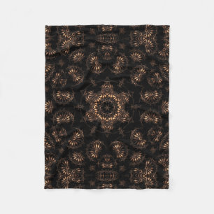 Bronzen Tijdperk Mandala  Fleece Deken