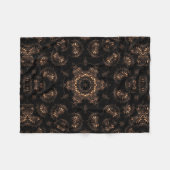 Bronzen Tijdperk Mandala Fleece Deken (Voorkant (Horizontaal))