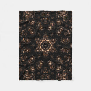 Bronzen Tijdperk Mandala Fleece Deken