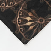 Bronzen Tijdperk Mandala Fleece Deken (Hoek)