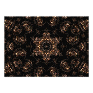 Bronzen Tijdperk Mandala Foto Afdruk