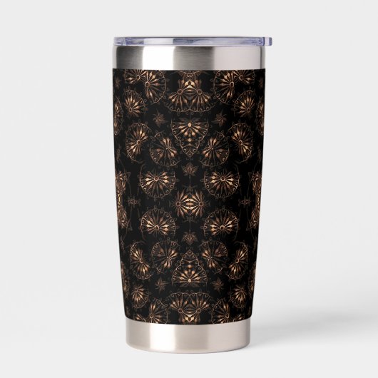 Bronzen Tijdperk Mandala Geïsoleerde Drinkbeker (Links)