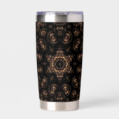 Bronzen Tijdperk Mandala Geïsoleerde Drinkbeker (Voorkant)