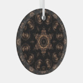 Bronzen Tijdperk Mandala Glas Ornament (Voorkant Rechts)