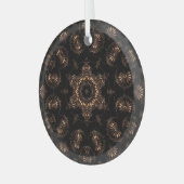 Bronzen Tijdperk Mandala Glas Ornament (Voorkant links)