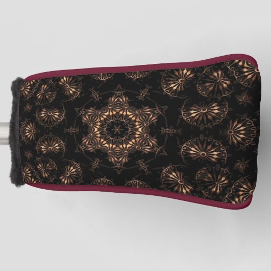 Bronzen Tijdperk Mandala Golfheadcover (Voorkant)