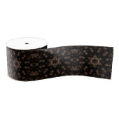 Bronzen Tijdperk Mandala Grosgrain Lint (Spoel)