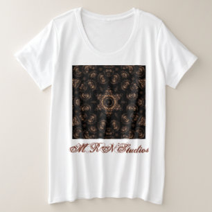 Bronzen Tijdperk Mandala Grote Maat T-shirt