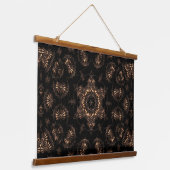 Bronzen Tijdperk Mandala Hangend Wandkleed (Gebogen)