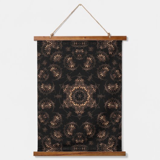 Bronzen Tijdperk Mandala Hangend Wandkleed (Voorkant)