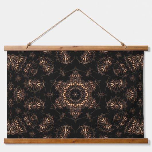 Bronzen Tijdperk Mandala Hangend Wandkleed (Voorkant)