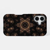 Bronzen Tijdperk Mandala  iPhone 16 Hoesje (Achterkant horizontaal)