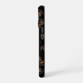 Bronzen Tijdperk Mandala  iPhone 16 Hoesje (Linkerkant)