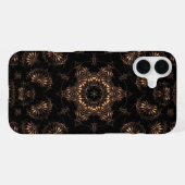 Bronzen Tijdperk Mandala iPhone Hoesje (Achterkant horizontaal)