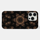 Bronzen Tijdperk Mandala iPhone Hoesje (Achterkant horizontaal)