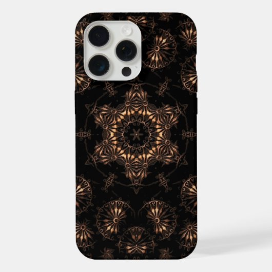 Bronzen Tijdperk Mandala iPhone Hoesje (Achterkant)