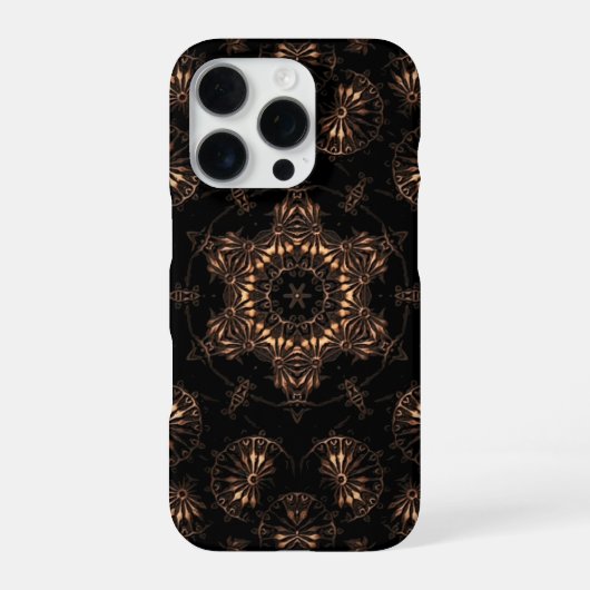Bronzen Tijdperk Mandala  iPhone Hoesje (Achterkant)