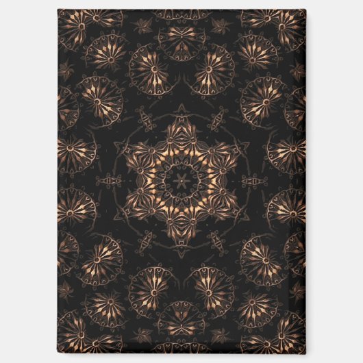 Bronzen Tijdperk Mandala  Magneet (Voorkant)