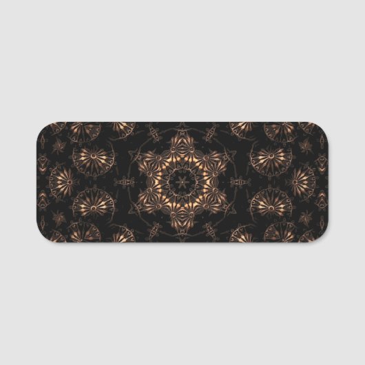 Bronzen Tijdperk Mandala Naamplaatje (Voorkant)