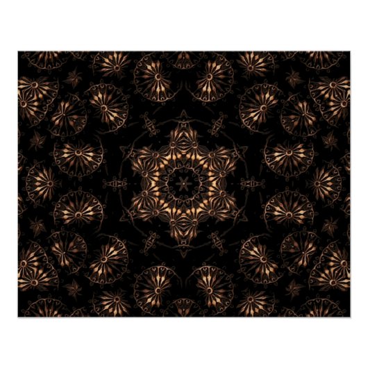 Bronzen Tijdperk Mandala Perfect Poster (Voorkant)