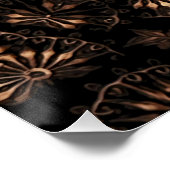 Bronzen Tijdperk Mandala Perfect Poster (Hoek)
