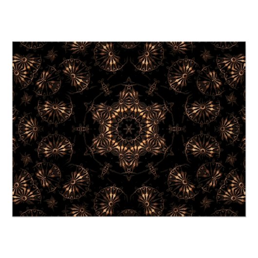 Bronzen Tijdperk Mandala Perfect Poster (Voorkant)