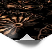Bronzen Tijdperk Mandala Perfect Poster (Hoek)