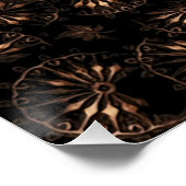 Bronzen Tijdperk Mandala  Perfect Poster (Hoek)