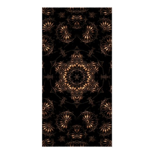 Bronzen Tijdperk Mandala Perfect Poster (Voorkant)