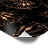 Bronzen Tijdperk Mandala Perfect Poster (Hoek)