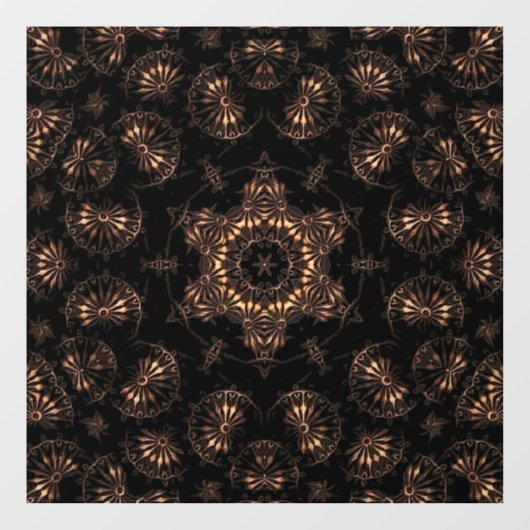 Bronzen Tijdperk Mandala Raamsticker (Vel)