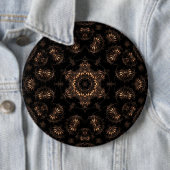 Bronzen Tijdperk Mandala Ronde Button 6,0 Cm (In situ)