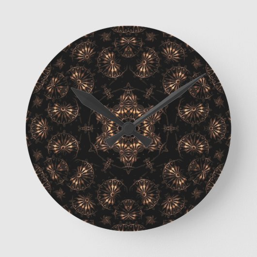 Bronzen Tijdperk Mandala Ronde Klok (Voorkant)