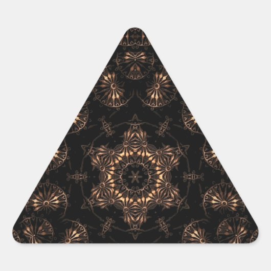 Bronzen Tijdperk Mandala Sticker (Voorkant)