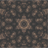 Bronzen Tijdperk Mandala Sticker (Voorkant)