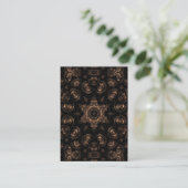 Bronzen Tijdperk Mandala Visitekaartje (Staand voorkant)